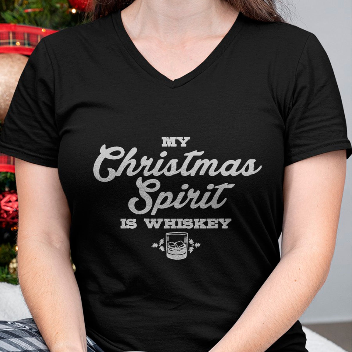 Funny Christmas Drinking Shirt Whiskey Liquor Drinker Saying T-Shirt - Christmas Unisex T-Shirt/Hoodie/Sweatshirt - NINA00