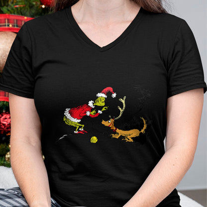 Dr. Seuss Reindeer T-shirt - Christmas Unisex T-Shirt/Hoodie/Sweatshirt - NINA00