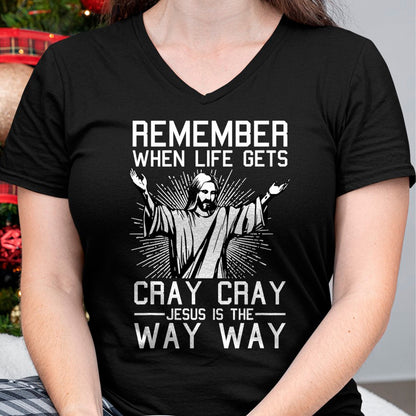 Jesus Is The Way Christmas Funny Faith Religious Christian T-Shirt - Christmas Unisex T-Shirt/Hoodie/Sweatshirt - NINA00