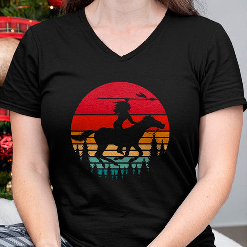 Native American T-Shirts, Vintage Native American Unisex T-Shirt/Hoodie/Sweatshirt HLT00 - Retro Native American Bear Artwork Native American Heritage T-Shirt (1)