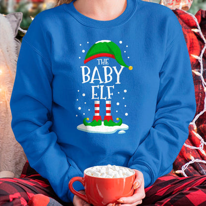 Christmas Shirts for Family, Funny christmas shirts, Christmas Unisex T-Shirt/Hoodie/Sweatshirt HLT00 - The Baby Elf Christmas Family Matching Xmas Group Funny T-Shirt