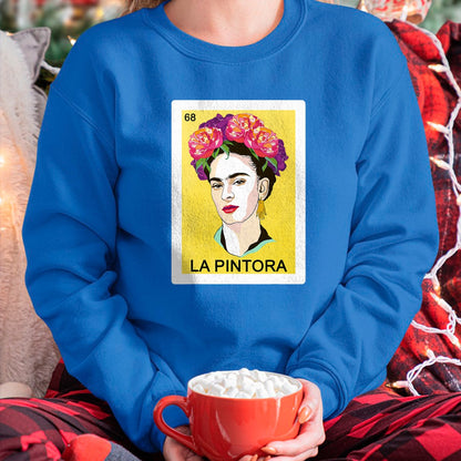 Best Thanksgiving Family Shirt , Funny Thanksgiving UnisexT-Shirt/Hoodie/Sweatshirt HLT00 - Funny Spanish-Mexican Bingo Gift for Women Girl - La Pintora T-Shirt