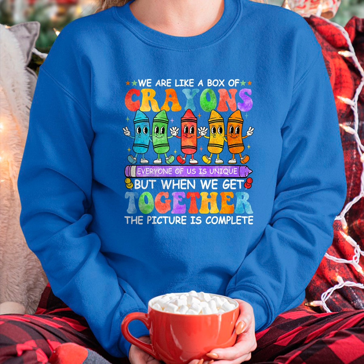 Best Student Shirt, Funny Back To School UnisexT-Shirt/Hoodie/Sweatshirt HLT00 - Funny Teacher We are Like A Box of Crayons Back to School T-Shirt