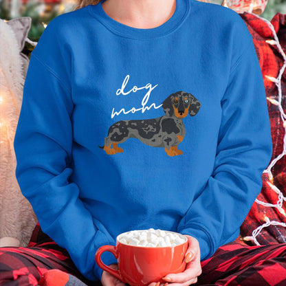 Dog Love Shirt, Dog Lover Gift T-Shirt/Hoodie/Sweatshirt HLT00 - Dapple Dachshund Dog Mom Woman Women T-Shirt