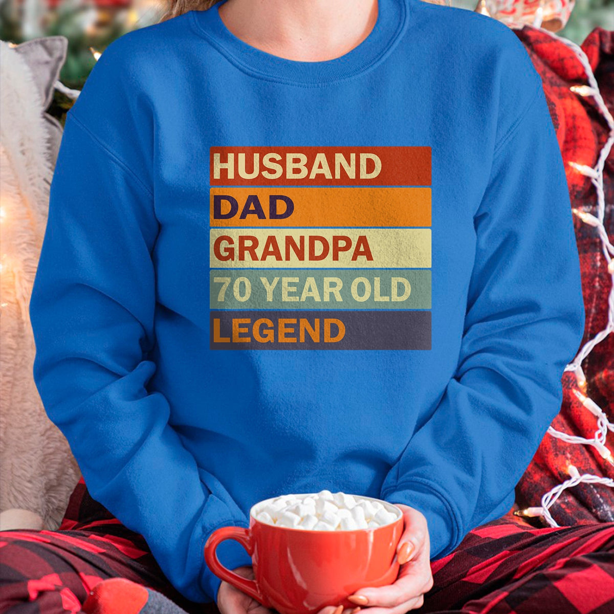 Gift for Dad Shirt, Funny Dad Unisex T-Shirt/Hoodie/Sweatshirt HLT00 – Vintage 70th Birthday Saying For 70 Year Old Dad And Grandpa T-Shirt