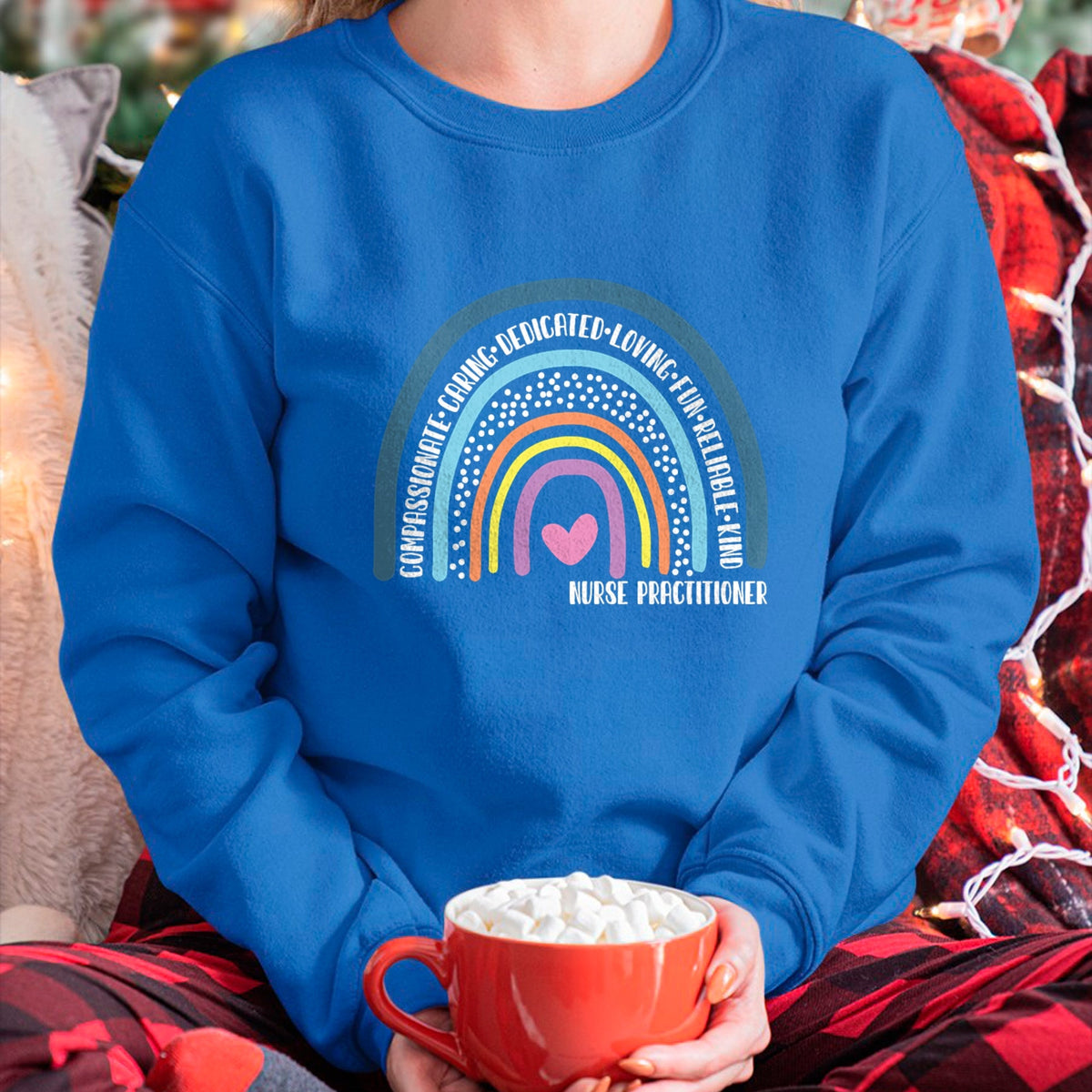 Funny Nurse Shirt, Nurse Unisex T-Shirt/Hoodie/Sweatshirt HLT00 - Nurse Practitioner Cute Rainbow T-Shirt