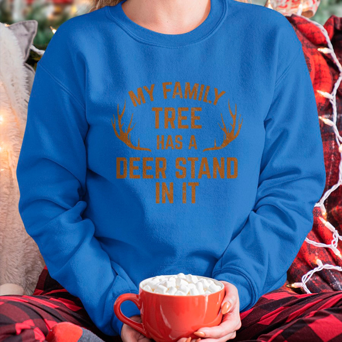 Funny Hunting Shirt, Gift For Hunting Lover Unisex T-Shirt/Hoodie/Sweatshirt HLT00 - My Family Tree Has A Deer Stand in It Hunting Tshirt T-Shirt, Men, Black, 3X-Large