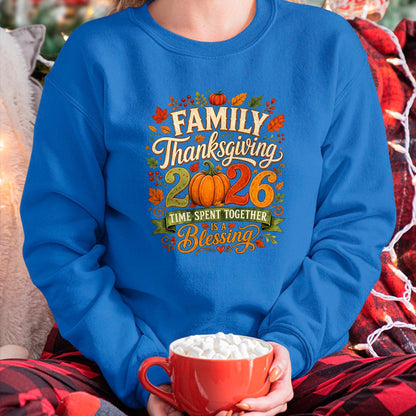 Best Thanksgiving Family Shirt , Funny Thanksgiving UnisexT-Shirt/Hoodie/Sweatshirt HLT00 - Family Thanksgiving Squad 2026 Matching Family Thanksgiving T-Shirt