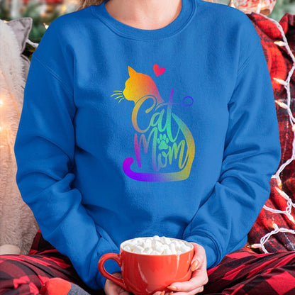 Cat Love Shirt, Funny Cat Lover Gift UnisexT-Shirt/Hoodie/Sweatshirt HLT00 - Cat Mom Cat Lover Cute Mother_s Day Mama I Love My Cat T-Shirt