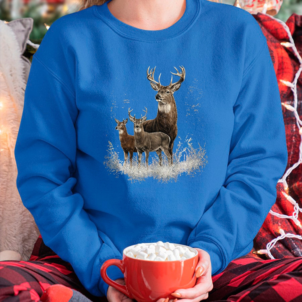 Funny Hunting Shirt, Gift For Hunting Lover Unisex T-Shirt/Hoodie/Sweatshirt HLT00 - Deer Forest Nature Lover Vintage Deer Hunting Hunter T-Shirt, Men, Black, 3X-Large