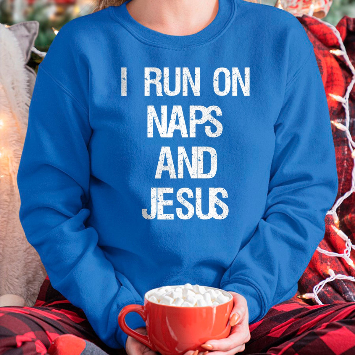 Christian Tee, Christian Faith Unisex T-Shirt/Hoodie/Sweatshirt HLT00 - Funny Run On Nap & Jesus Christ Sayings Christian T-Shirt (2)
