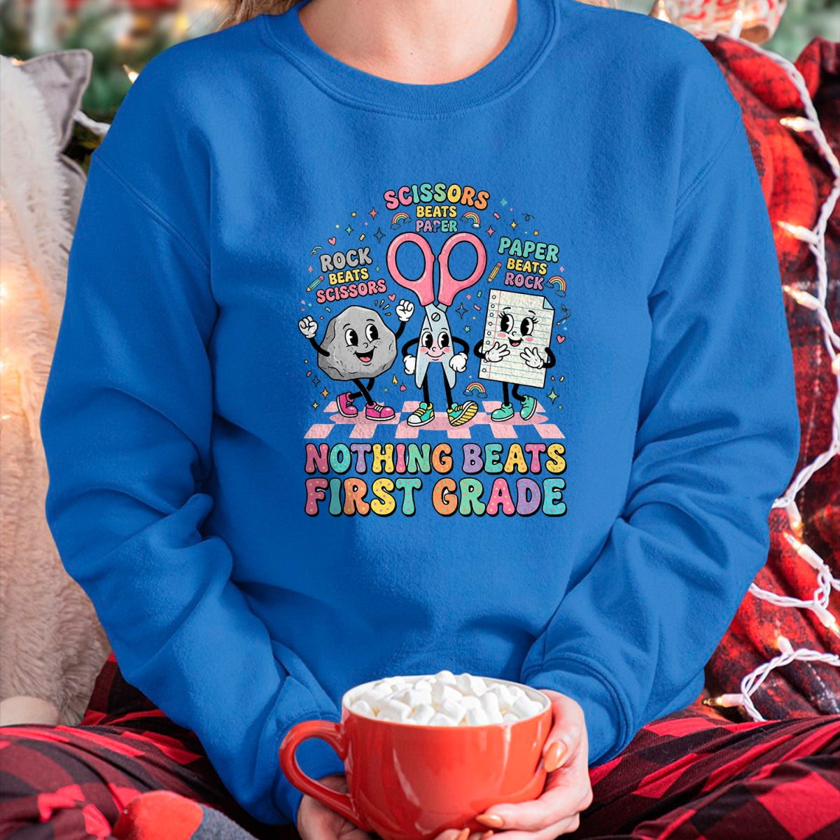 Best Student Shirt, Funny Back To School UnisexT-Shirt/Hoodie/Sweatshirt HLT00 - Nothing Beats 1st Grade Funny Back to School Teachers T-Shirt