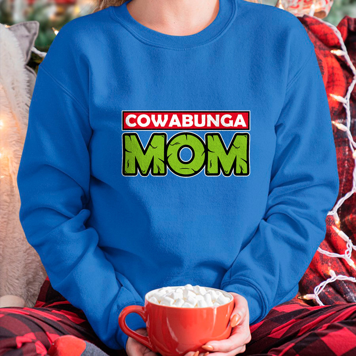 Gift for Mom Shirt, Funny Mom Unisex T-Shirt/Hoodie/Sweatshirt HLT00 - Mademark x Teenage Mutant Ninja Turtles - Cowabunga Mom Mother_s Day T-Shirt