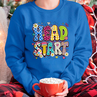 Best Student Shirt, Funny Back To School UnisexT-Shirt/Hoodie/Sweatshirt HLT00 - Head Start Teacher Homeschool Headstart Kids Back to School T-Shirt, Men, Royal Blue, 3X-Large