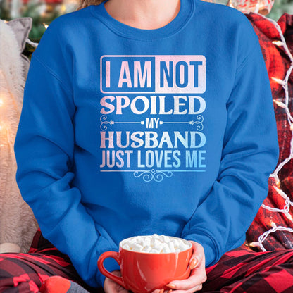 Best Wife Shirt, Wife and Husband Unisex T-Shirt/Hoodie/Sweatshirt HLT00 - Gift for wife T shirt, spoiled wife   Funny Spoiled Wife Art For Women Girls Husband Spoiled Wife Pr (30)