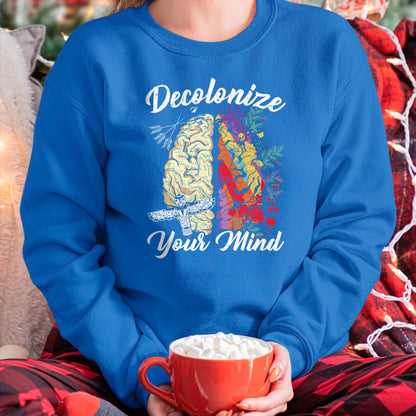 Native American T-Shirts, Vintage Native American Unisex T-Shirt/Hoodie/Sweatshirt HLT00 - Decolonize Your Mind Indigenous People Native American