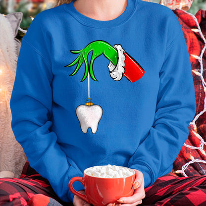 Christmas Tooth Dentist Dental Assistant Teeth Xmas Pajamas T-Shirt - Christmas Unisex T-Shirt/Hoodie/Sweatshirt - NINA00