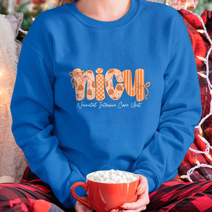 Best Thanksgiving Family Shirt , Funny Thanksgiving UnisexT-Shirt/Hoodie/Sweatshirt HLT00 - Nicu Nurse Cutest Pumpkin Fall Thanksgiving Nursing T-Shirt
