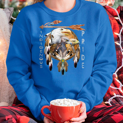Native American T-Shirts, Vintage Native American Unisex T-Shirt/Hoodie/Sweatshirt HLT00 - Native American Indian Tribal Art T-Shirt