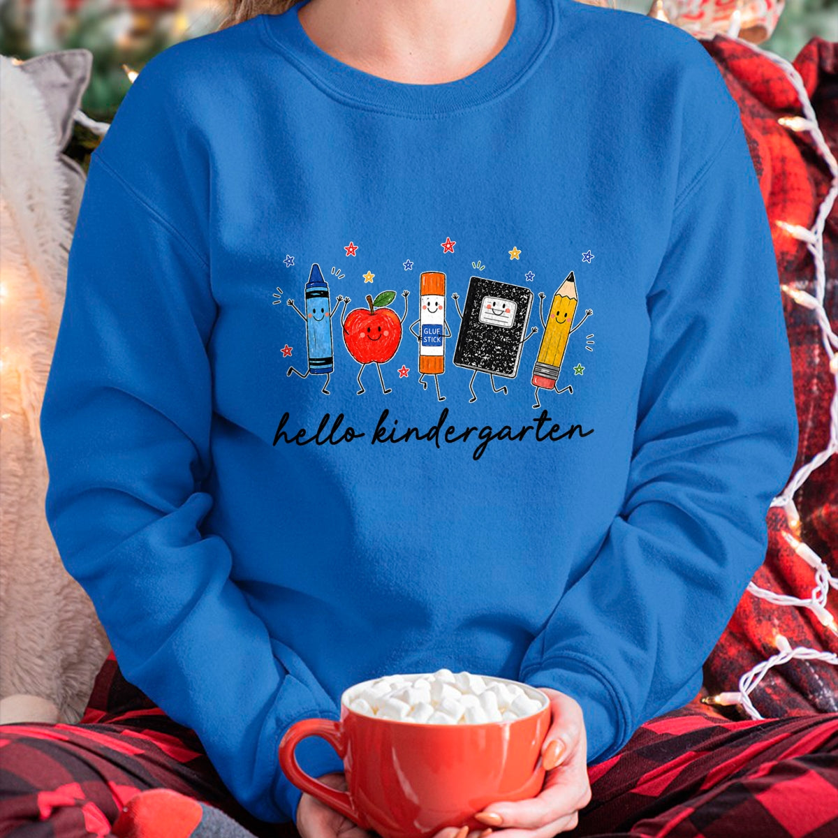 Best Student Shirt, Funny Back To School UnisexT-Shirt/Hoodie/Sweatshirt HLT00 - Back to School Teachers Doodles Crayon Hello Kindergarten T-Shirt