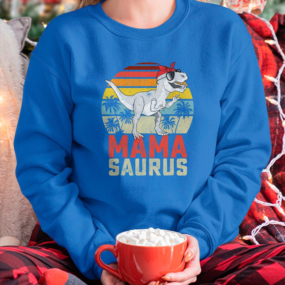 Best Dinosaur Lover Shirt, Funny Dinosaur UnisexT-Shirt/Hoodie/Sweatshirt HLT00 - Mamasaurus T Rex Dinosaur Mama Saurus Family Matching Women T-Shirt