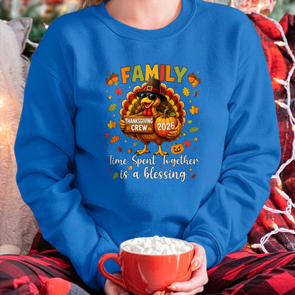 Best Thanksgiving Family Shirt , Funny Thanksgiving UnisexT-Shirt/Hoodie/Sweatshirt HLT00 - Family Thanksgiving 2026 Thanksgiving Crew Turkey Matching T-Shirt (4)
