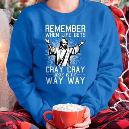 Jesus Is The Way Christmas Funny Faith Religious Christian T-Shirt - Christmas Unisex T-Shirt/Hoodie/Sweatshirt - NINA00