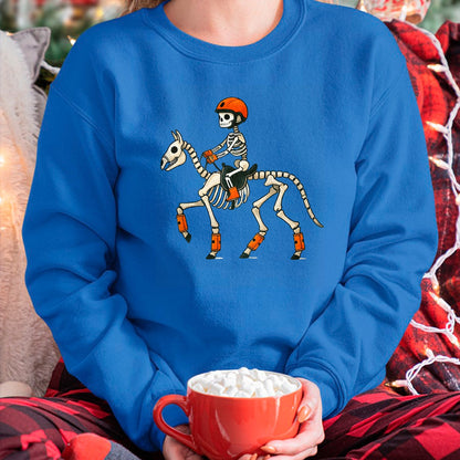 Best Horse Lover Shirt , Funny Horse UnisexT-Shirt/Hoodie/Sweatshirt HLT00 - Skeleton Horse Riding Halloween Costume Funny Boys Girl Kids T-Shirt