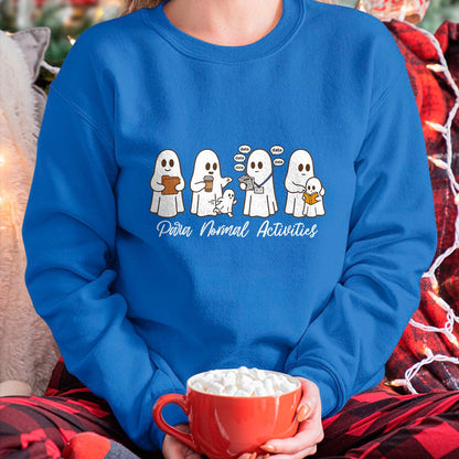 Best Teacher Shirt, Funny Teacher UnisexT-Shirt/Hoodie/Sweatshirt HLT00 - para Normal Activities SPED Teachers Ghost Fall Halloween T-Shirt (1)