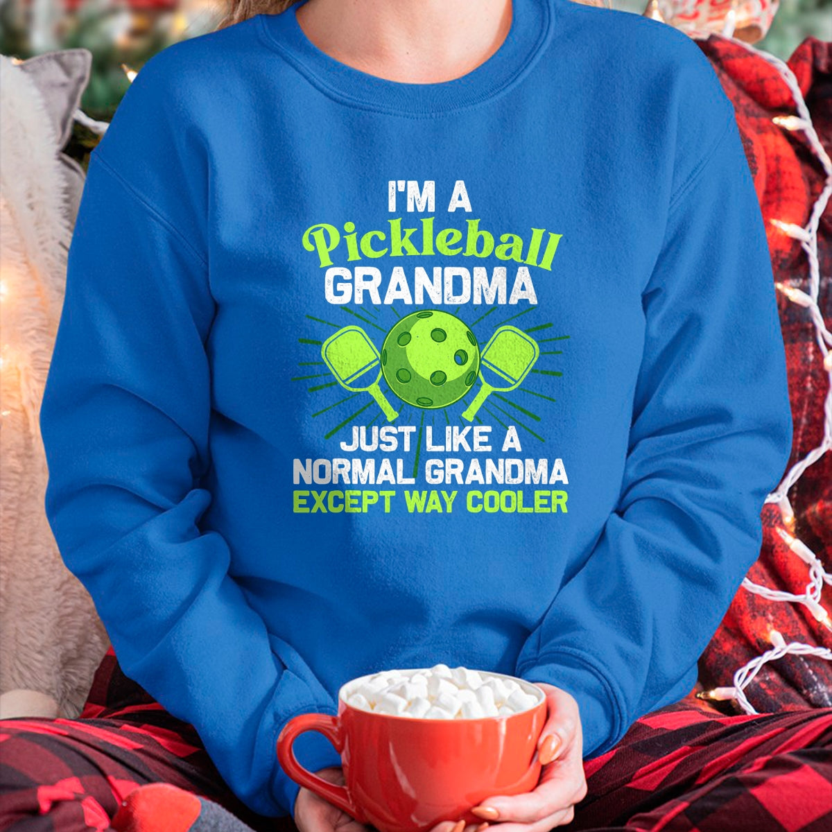 Funny Pickleball Shirt, Pickleball Lover Unisex T-Shirt/Hoodie/Sweatshirt HLT00 - Pickleball Design for Grandma Women Girls Pickle Ball Player T-Shirt