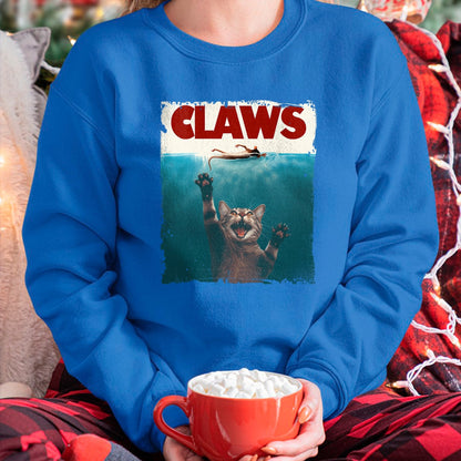Cat Love Shirt, Funny Cat Lover Gift UnisexT-Shirt/Hoodie/Sweatshirt HLT00 - Claws Funny Cat I Love Cat Paws Cat Parody Animal Lover T-Shirt (1)