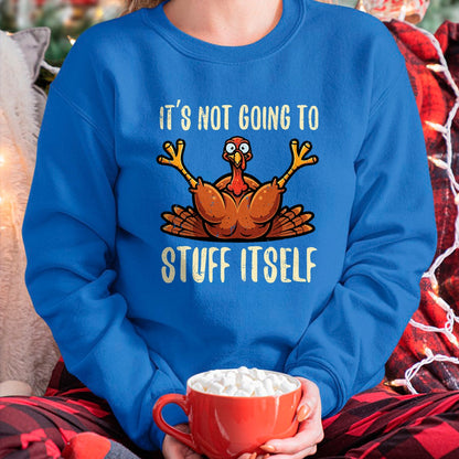 Best Thanksgiving Family Shirt , Funny Thanksgiving UnisexT-Shirt/Hoodie/Sweatshirt HLT00 - Turkey Split Not Going to Stuff Itself Thanksgiving Women T-Shirt