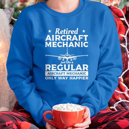 Best Mechanic Life Shirt, Funny Mechanic UnisexT-Shirt/Hoodie/Sweatshirt HLT00 - Retired Aircraft Mechanic Airplane Mechanics Retirement T-Shirt