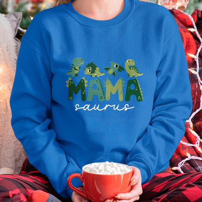 Best Dinosaur Lover Shirt, Funny Dinosaur UnisexT-Shirt/Hoodie/Sweatshirt HLT00 - Mama Saurus Mom Dinosaur Three Rex Birthday Boy Girl Family T-Shirt (2)