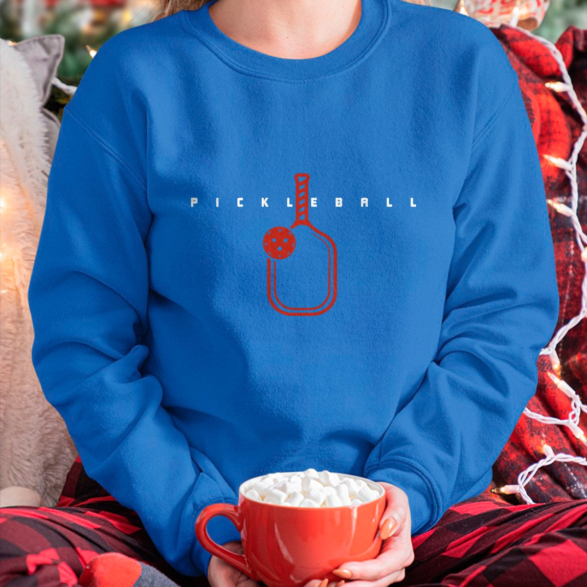 Funny Pickleball Shirt, Pickleball Lover Unisex T-Shirt/Hoodie/Sweatshirt HLT00 - Pickleball Paddle & Text Pickleball Player Word Art T-Shirt