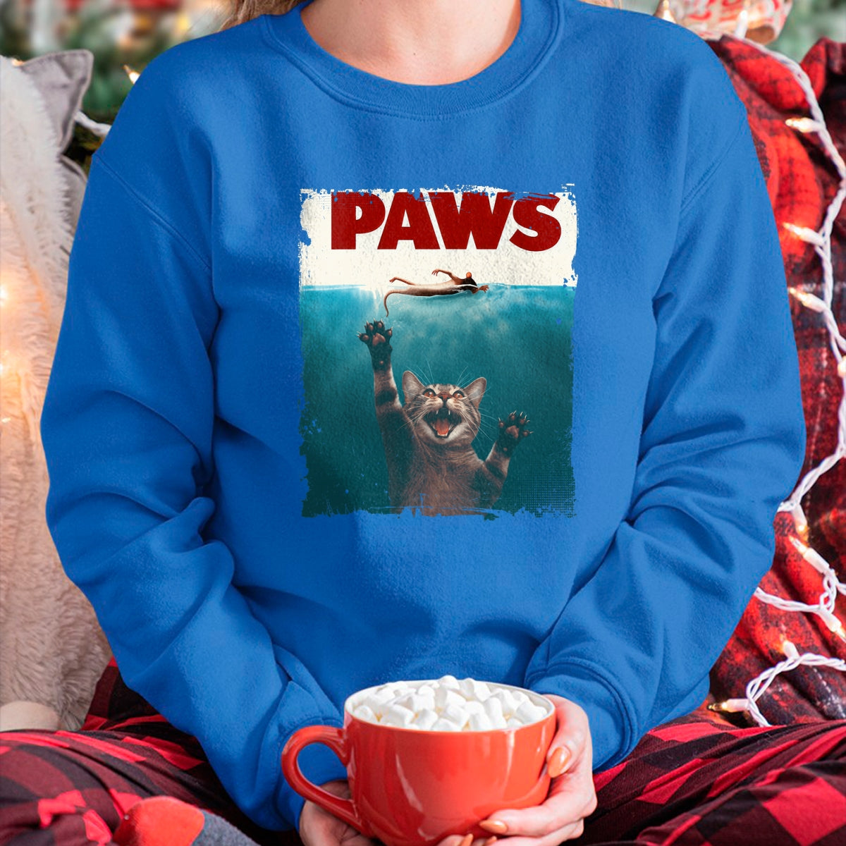 Cat Love Shirt, Funny Cat Lover Gift UnisexT-Shirt/Hoodie/Sweatshirt HLT00 - Paws Kitten Meow Parody Funny Cat Lover Gifts Cute Cat T-Shirt