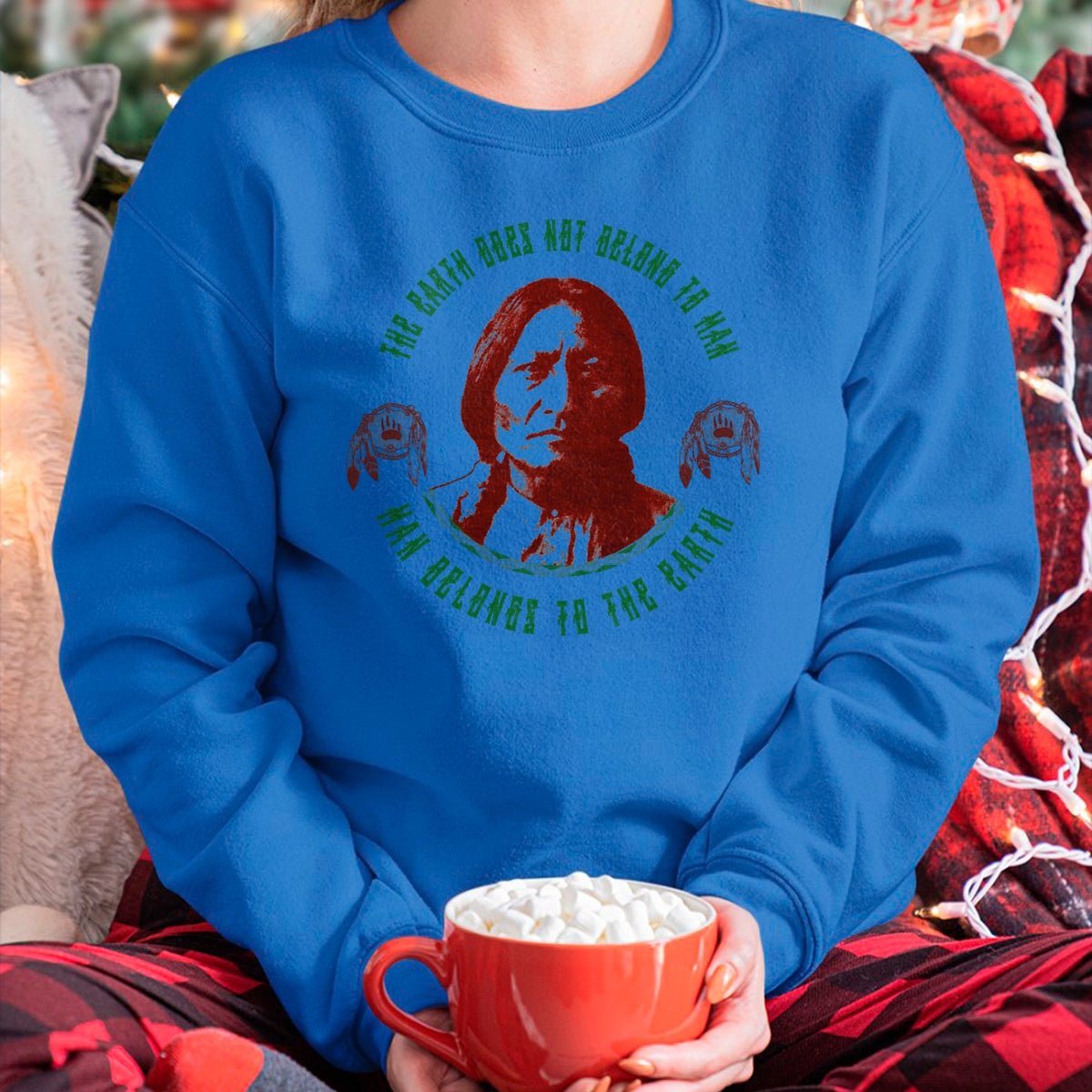 Native American T-Shirts, Vintage Native American Unisex T-Shirt/Hoodie/Sweatshirt HLT00 - Native American Indian Lakota Chief Sioux Sitting Bull T-Shirt