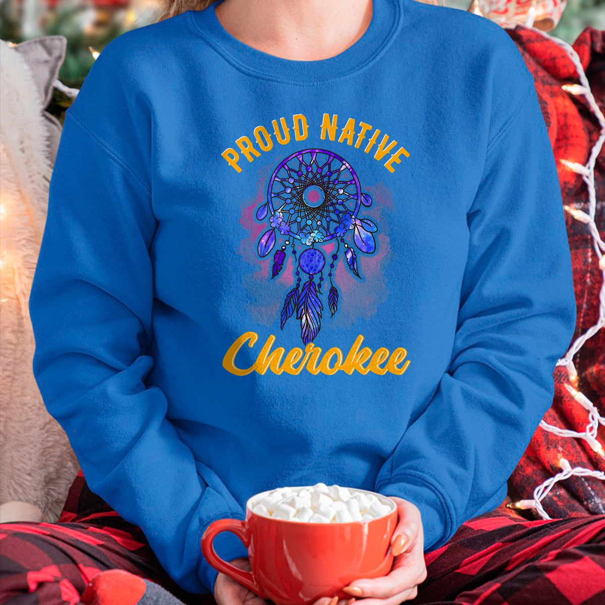 Native American T-Shirts, Vintage Native American Unisex T-Shirt/Hoodie/Sweatshirt HLT00 - Proud To Be Cherokee Native American Indian