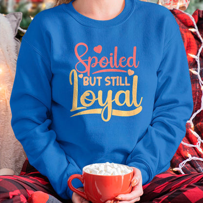 Best Wife Shirt, Wife and Husband Unisex T-Shirt/Hoodie/Sweatshirt HLT00 - Gift for wife T shirt, spoiled wife   Spoiled Wife Spoiled But Still Loyal Premium T-Shirt