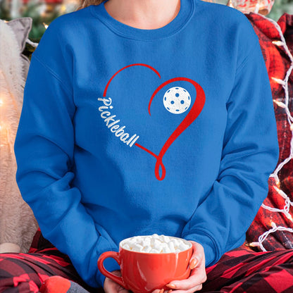 Funny Pickleball Shirt, Pickleball Lover Unisex T-Shirt/Hoodie/Sweatshirt HLT00 - Love Pickleball Long Sleeve T-Shirt