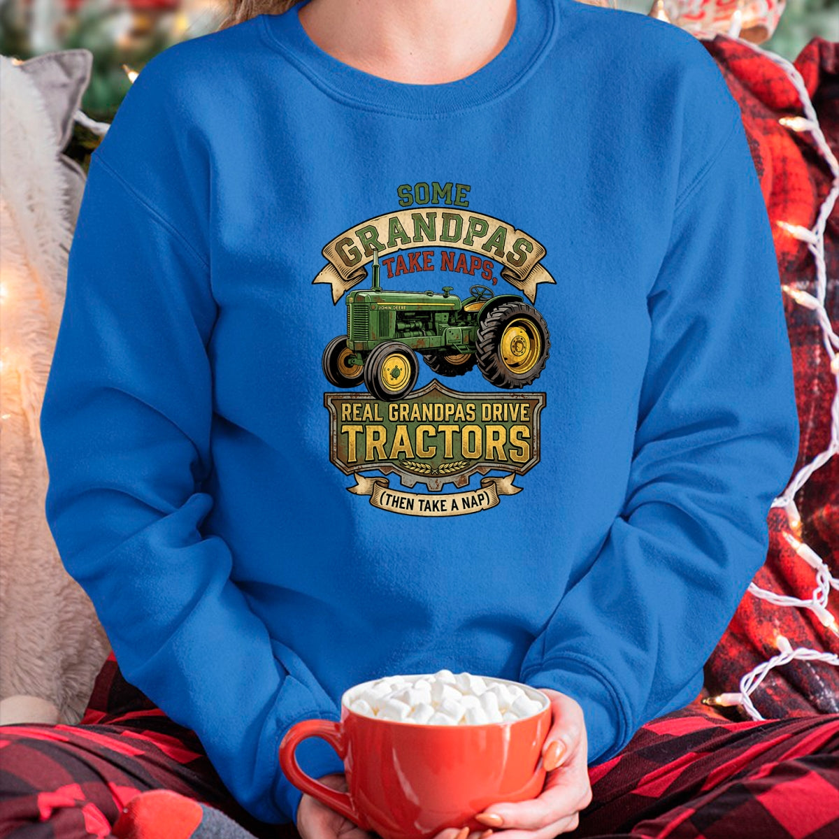 Best Farmer Life Shirt, Funny Farmer UnisexT-Shirt/Hoodie/Sweatshirt HLT00 - Farmer Some Grandpas Take Naps Cool Grandpas Drive Tractor T-Shirt (2)