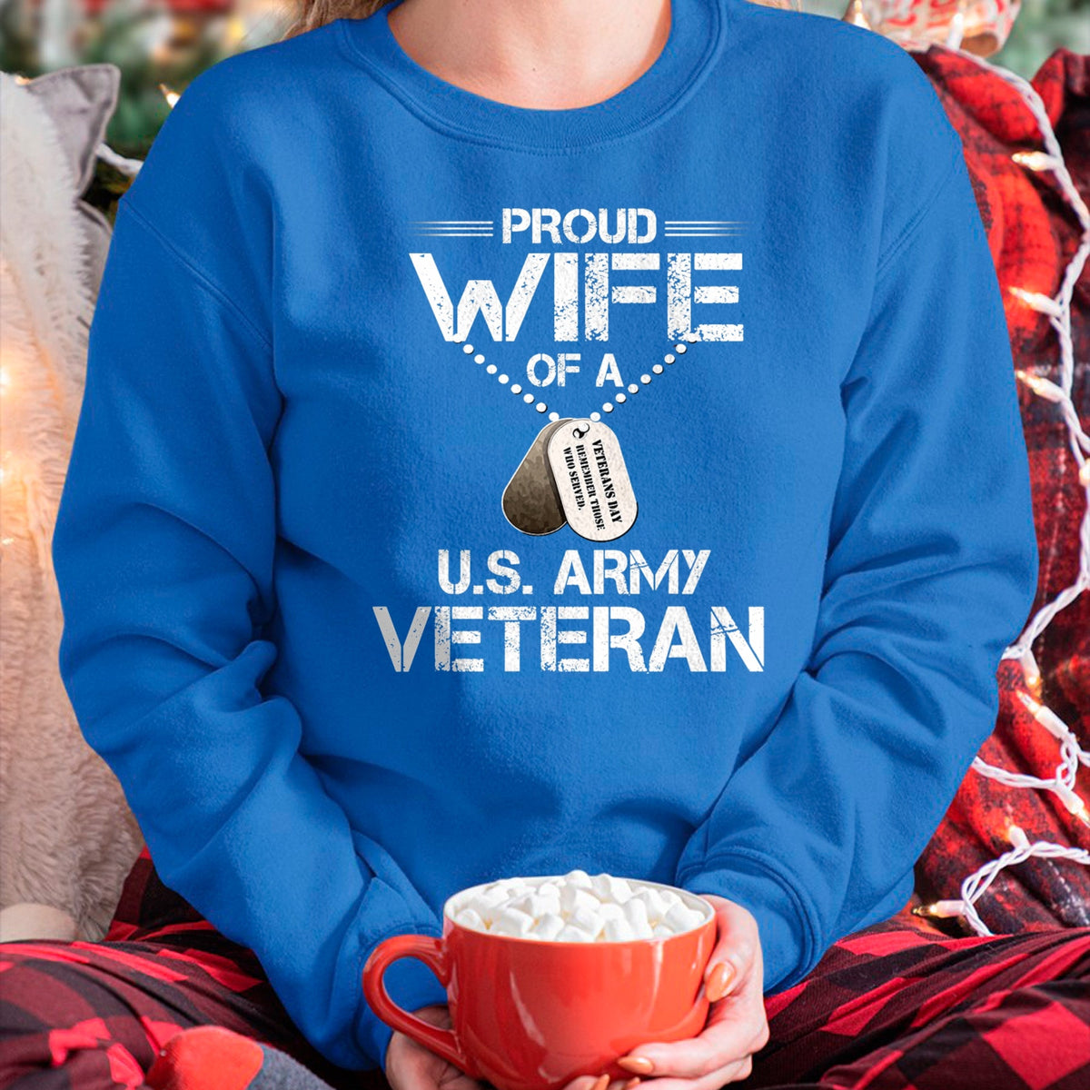 Best Wife Shirt, Wife and Husband Unisex T-Shirt/Hoodie/Sweatshirt HLT00 - Gift for wife T shirt, lucky wife   Proud Wife Of A U.S. Army Veteran, Veterans Day Gift
