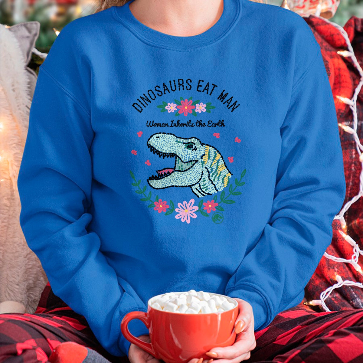 Best Dinosaur Lover Shirt, Funny Dinosaur UnisexT-Shirt/Hoodie/Sweatshirt HLT00 - Jurassic Park Dinos Eat Man Women Inherit The Earth T-Shirt Small