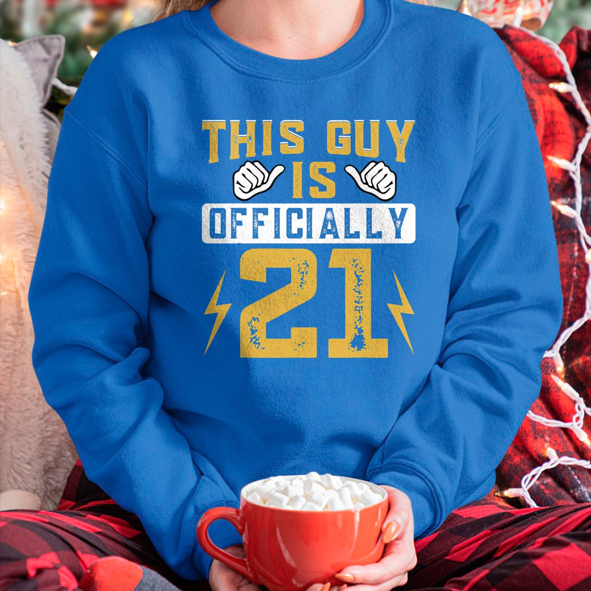 Best Wife Shirt, Wife and Husband Unisex T-Shirt/Hoodie/Sweatshirt HLT00 - This Guy Is Officially 21 Years Of Being Awesome Birthday T-Shirt