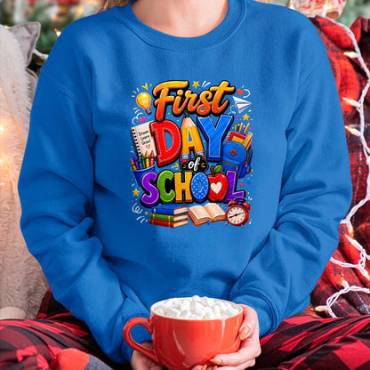 Best Student Shirt, Funny Back To School UnisexT-Shirt/Hoodie/Sweatshirt HLT00 - First Day of School Teacher Back to School Girls Boys T-Shirt