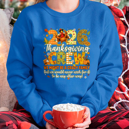 Best Thanksgiving Family Shirt , Funny Thanksgiving UnisexT-Shirt/Hoodie/Sweatshirt HLT00 - Family Thanksgiving 2026 Thanksgiving Crew Turkey Matching T-Shirt (2)