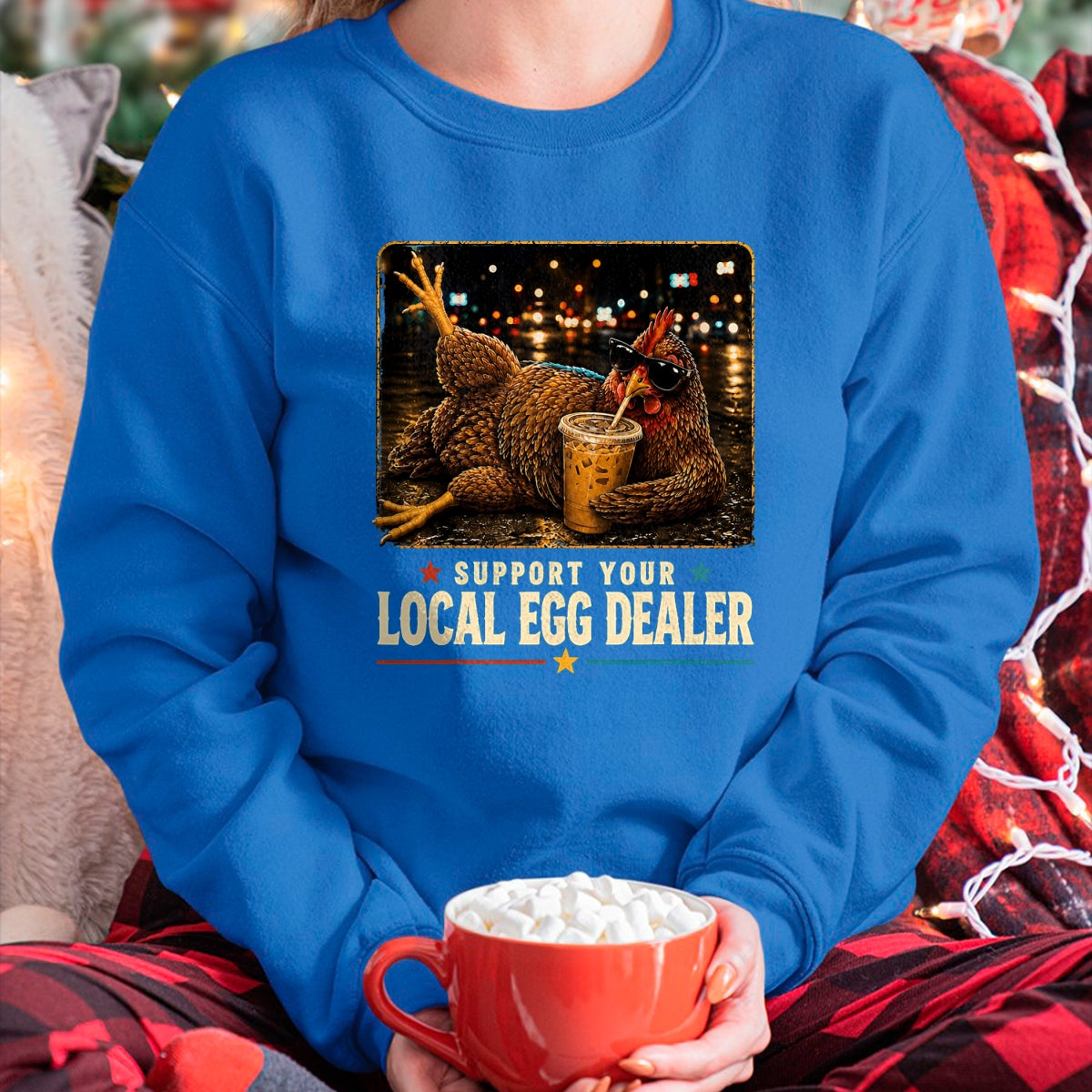 Best Farmer Life Shirt, Funny Farmer UnisexT-Shirt/Hoodie/Sweatshirt HLT00 - Support Your Local Egg Dealer Chicken Farmer Homesteading T-Shirt