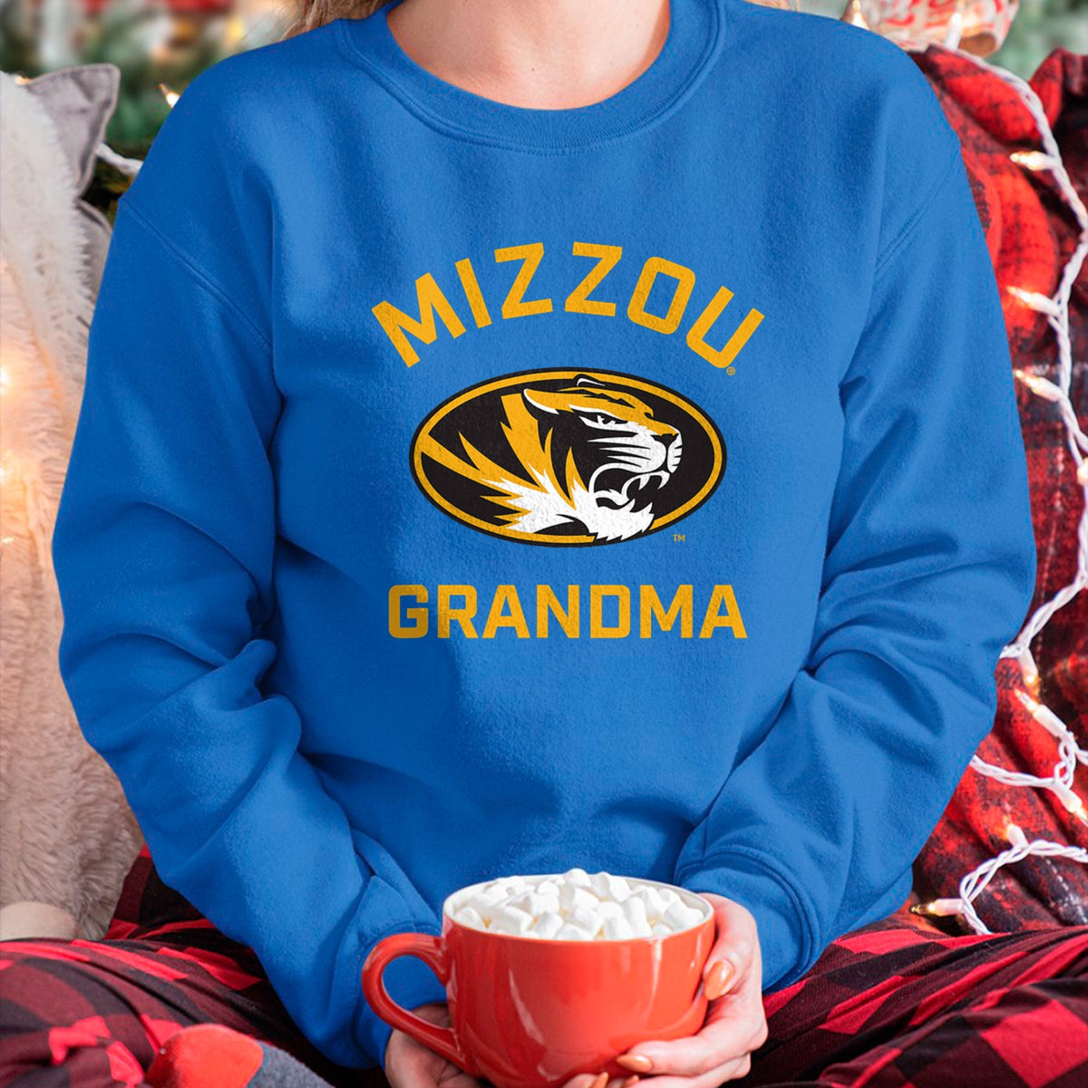 Best Grandma Shirt, Proud Grandma Unisex T-Shirt/Hoodie/Sweatshirt HLT00 - University of Missouri Mizzou Tigers Arched Grandma T-Shirt