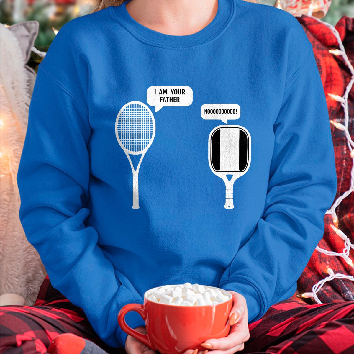 Funny Pickleball Shirt, Pickleball Lover Unisex T-Shirt/Hoodie/Sweatshirt HLT00 - I Am Your Father Funny Pickleball Tennis Racket T-Shirt