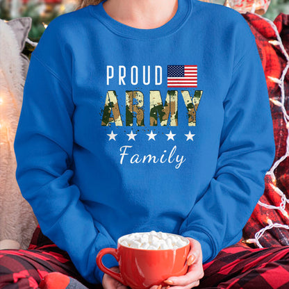 Gift for Mom Shirt, Funny Mom Unisex T-Shirt/Hoodie/Sweatshirt HLT00 - Army Graduation Proud Military Family Mom Dad Brother Sister T-Shirt